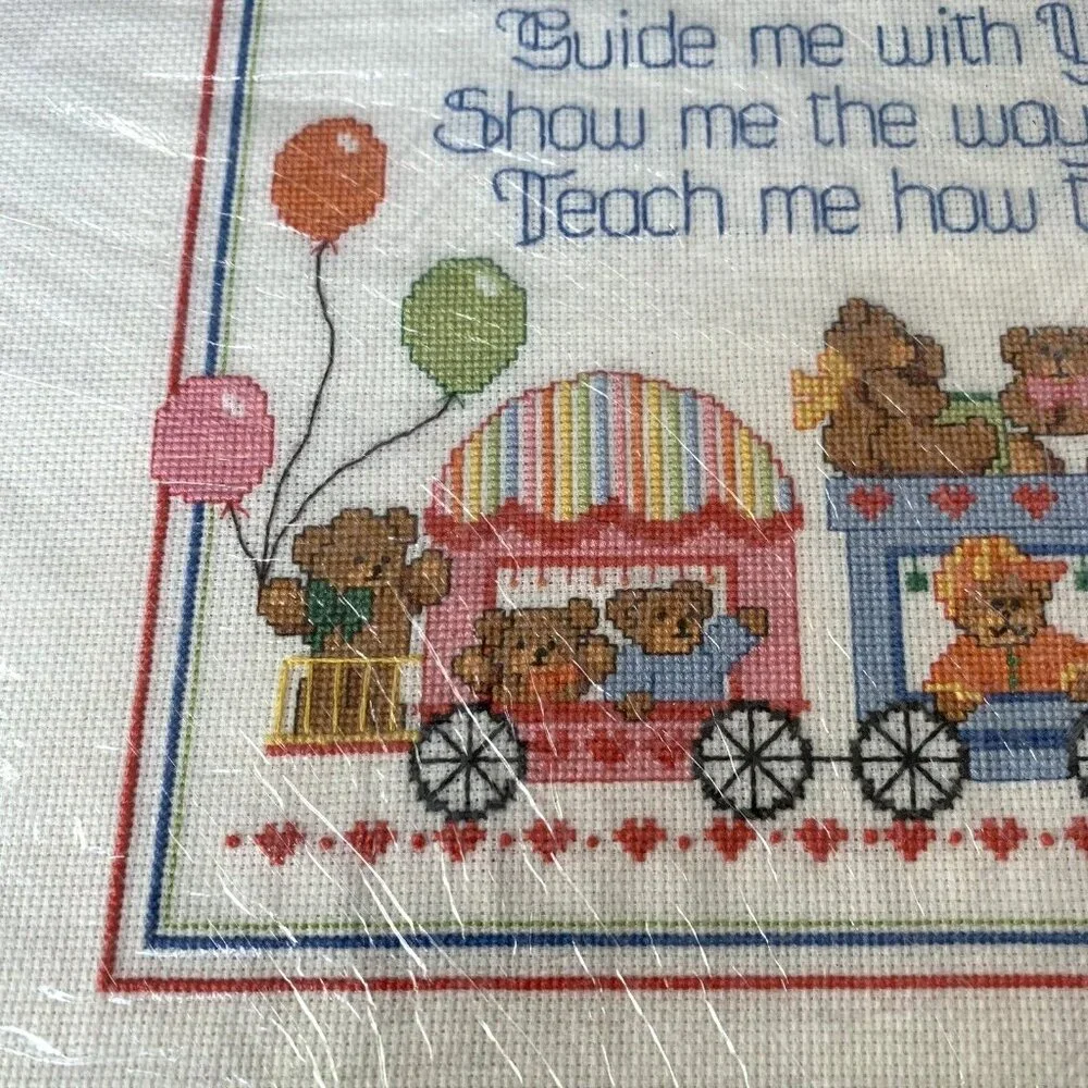 TEDDY BEAR BLESSING Cross Stitch 16